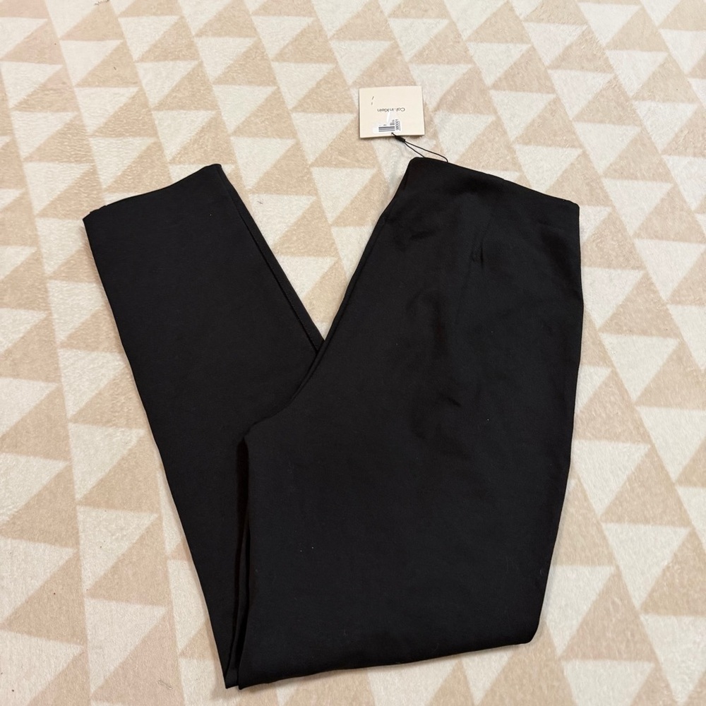Calvin Klein black Ponte Skinny Fit Pants
